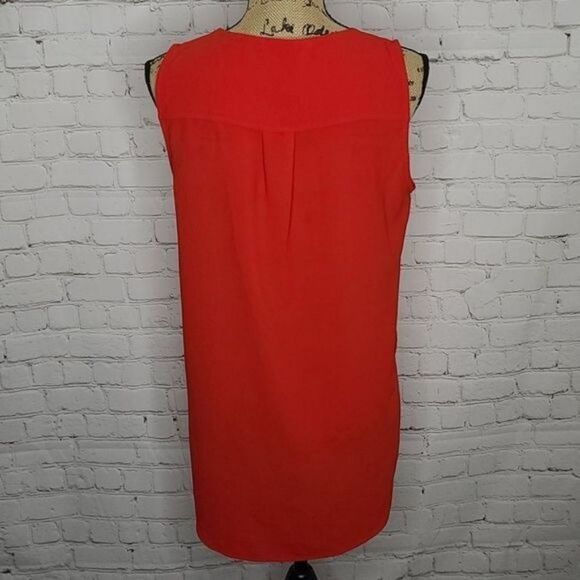 Gibson Nordstrom Red V-neck Tank Top Medium - Picture 3 of 10